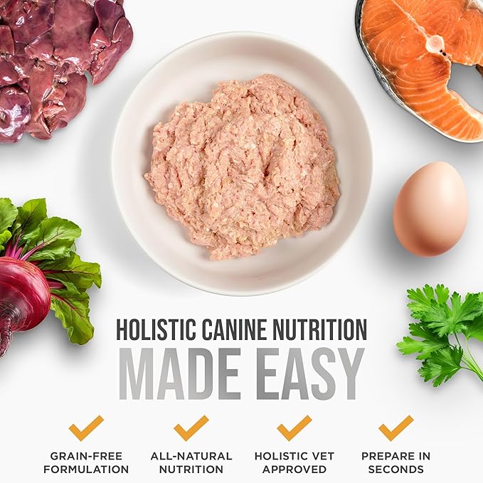 Know Better for Dogs Raw Mix Dog Food - Holistic Vet Approved Supplements for Dogs w Human Grade Ingredients, Perfect for RAW & Cooked Meat - Premix Supplement Powder for Homemade Dog Food, Chicken