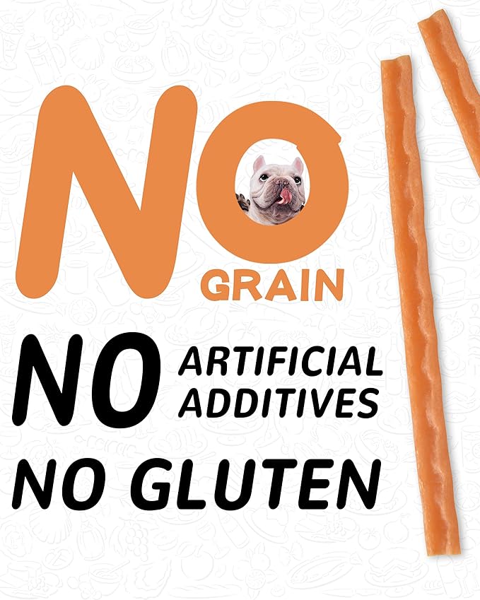 PAWUP Dog Treats, Chicken & Sweet Potato Sticks, High-Protein Natural Snacks, Grain-Free & Rawhide-Free, Easy to Digest, 10.58 oz