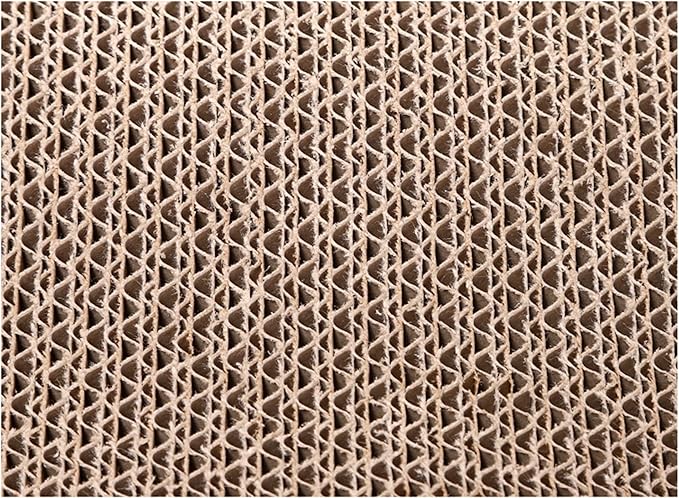 Cat Scratch Board, 4 Pack Corrugated cat Scratch pad, pet cat Toys, Reversible cat Scratch Toys Bone Type Durable Cat Scratching Board Reversible with Catnip for Furniture Protection