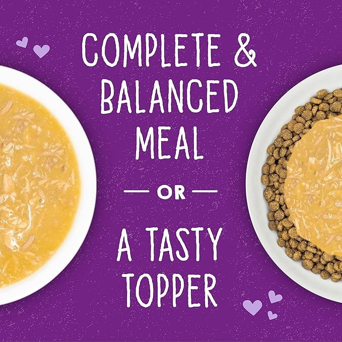 Stella & Chewy's Carnivore Cravings Savory Shreds - Wet Cat Food - High-Moisture Formula with Premium Real Meat - Perfect for Picky Eaters - Chicken & Turkey, 5.2 oz, 24 Count