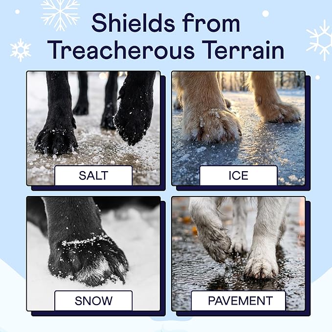 Finn Paw Hero Natural Dog Paw Balm | Winter Paw Protection from Snow, Salt & Ice | Moisturizing & Lick-Safe - 1.75 oz