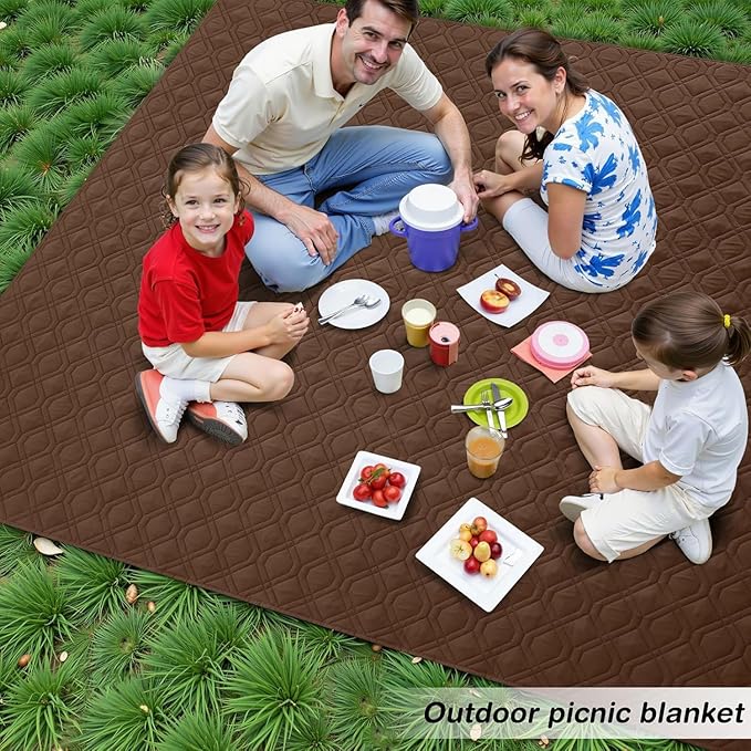 hyha Waterproof Dog Bed Blanket, Soft Pet Blankets, Waterproof Couch Cover for Dogs, Reversible Sofa Covers Washable for Furniture (40x50 Inch, Brown/Beige)