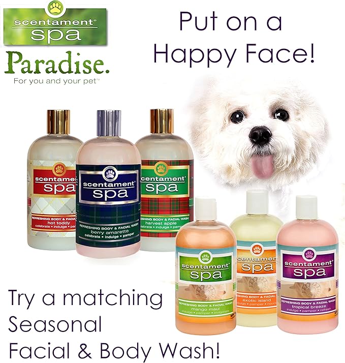 Best Shot Scentament Spa Botanical Body Splash, Detangler Spray, Body Spray for Pets, Cat and Dog Cologne Spray, Tropical Breeze, 8 Oz.