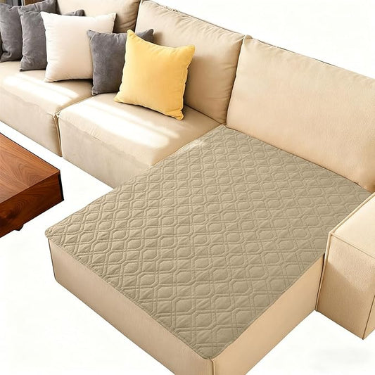 hyha Waterproof Dog Bed Blanket, Soft Pet Blankets, Waterproof Couch Cover for Dogs, Reversible Sofa Covers Washable for Furniture (40x50 Inch, Taupe/Beige)