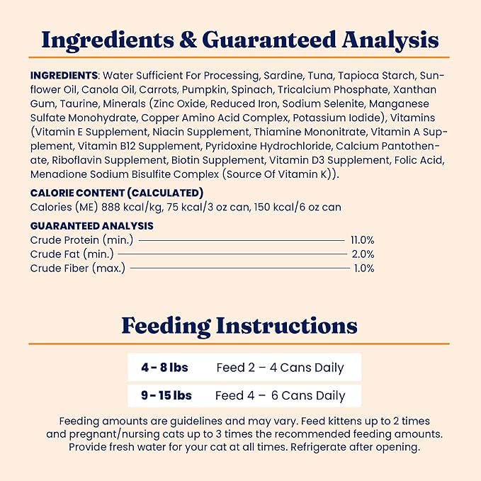 Solid Gold Wet Cat Food Shreds in Gravy - Canned Cat Food Made w/Real Tuna & Sardine - Five Oceans Grain Free 16ct/6oz Can