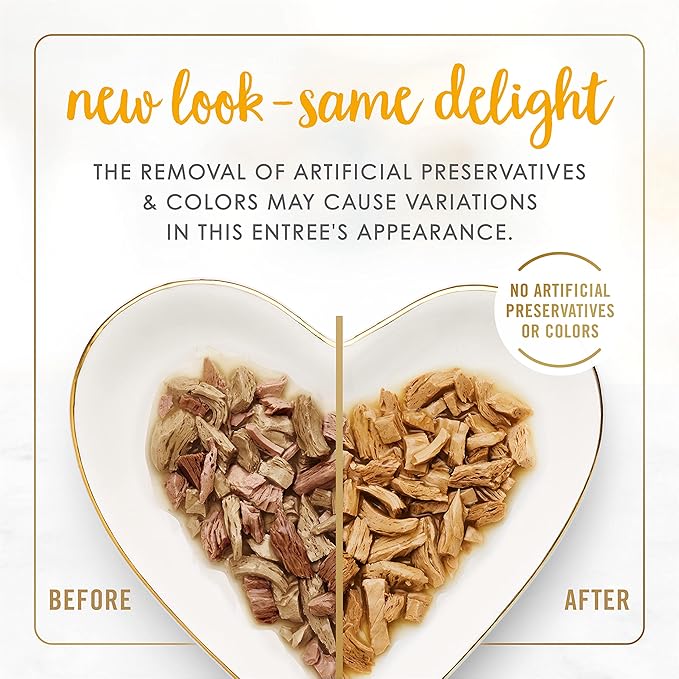 Purina Fancy Feast Grilled Wet Cat Food, Grilled Chicken & Beef Feast in Gravy, Wet Cat Food with No Artificial Preservatives or Colors, 3 OZ Can (Pack of 12)