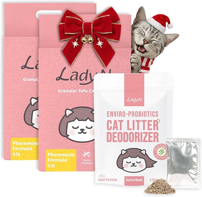 Welcome Home Cat Kit – Attractant Granular Tofu Litter & Deodorizer for Automatic Boxes | Strong Clumping, Odor Control, Easy Cleanup