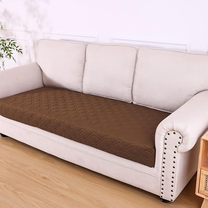 hyha Waterproof Dog Bed Blanket, Soft Pet Blankets, Waterproof Couch Cover for Dogs, Reversible Sofa Covers Washable for Furniture (40x80 Inch, Brown/Chocolate)