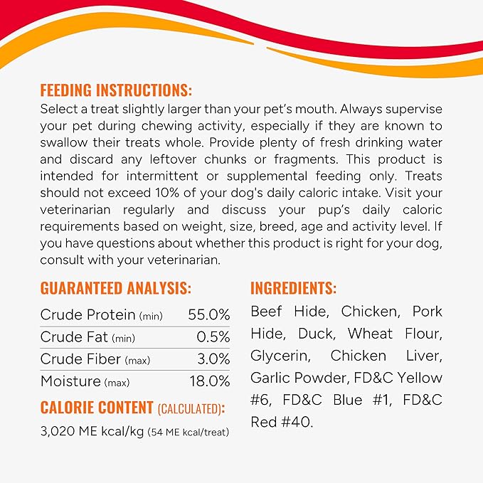 Good ’n’ Fun Triple Flavor Kabobs 48 Ounce, Rawhide Snack for All Dogs, 48 Oz (Pack of 4)