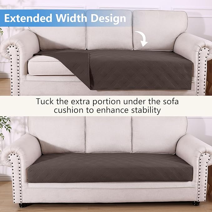 hyha Waterproof Dog Blanket, Reversible Pet Bed Blanket, Soft Sofa Couch Cover for Dogs Washable, Waterproof Pet Couch Covers for Sofa Puppy Cats Furniture Protector(40"x70", Chocolate/Chocolate)