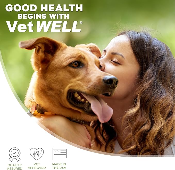 VetWELL Ear Cleaner for Dogs and Cats - Otic Rinse for Infections and Controlling Ear Infections and Odor in Pets - 8 oz (Cucumber Melon)