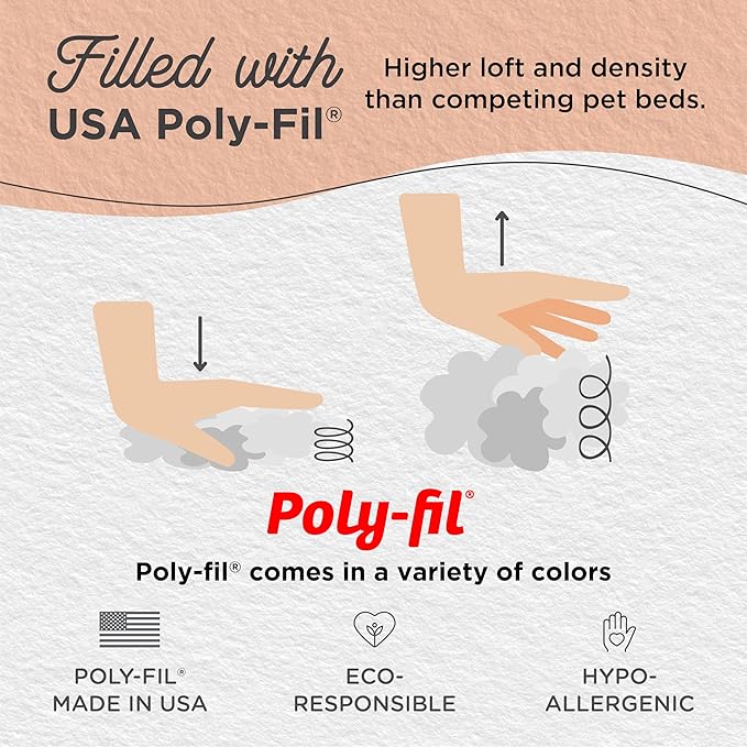 Best Friends by Sheri Original Calming Donut Dog and Cat Bed, Shag Faux Fur, Dusty Rose, (36in x 36in) - Anxiety Relief for Pets Up to 100 lbs