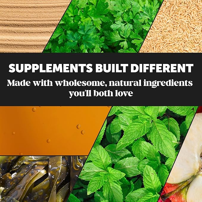 Cat Breath Freshener Dental Health Powder – Reduce Tartar & Plaque, Freshen Breath, and Support Bright Teeth with Natural Herbal Blend with Kelp & Parsley (60 Day Supply)