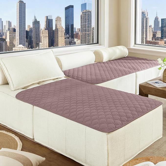 gogobunny 100% Double Sided Waterproof Dog Blanket Soft Pet Bed Cover Reversible Protect Furniture Couch Sofa Car for Puppy Large Dog Cat (Dark Sea Fog/Light Sea Fog, 40x50 Inch (Pack of 1))