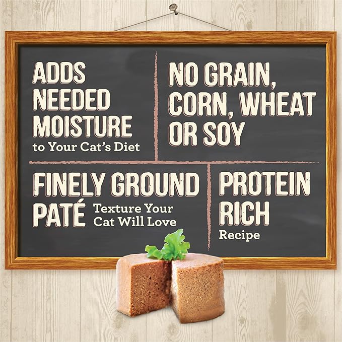 Merrick Purrfect Bistro Grain Free Wet Cat Food Rabbit Recipe Pate - (Pack of 24) 5.5 oz. Cans