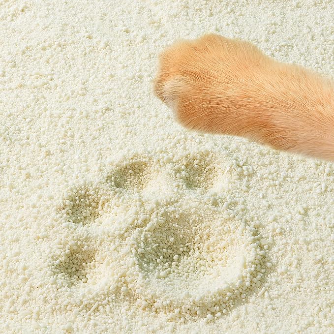 Michu Tofu Cat Litter Natural Clumping Tofu Cat Litter 5.5lb/88oz 5 Scents (Watermelon + Wonder Litter, 2 Pack)