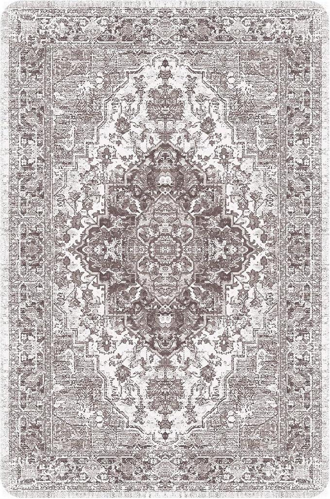 nunubaby 4PACK Washable Pee Pads for Dogs, Stylish, Non-Slip and Leak-Proof Pee Pads. Reusable Potty Pads for Dogs for Crates and Floors.(Brown/Geo, 24" x36")