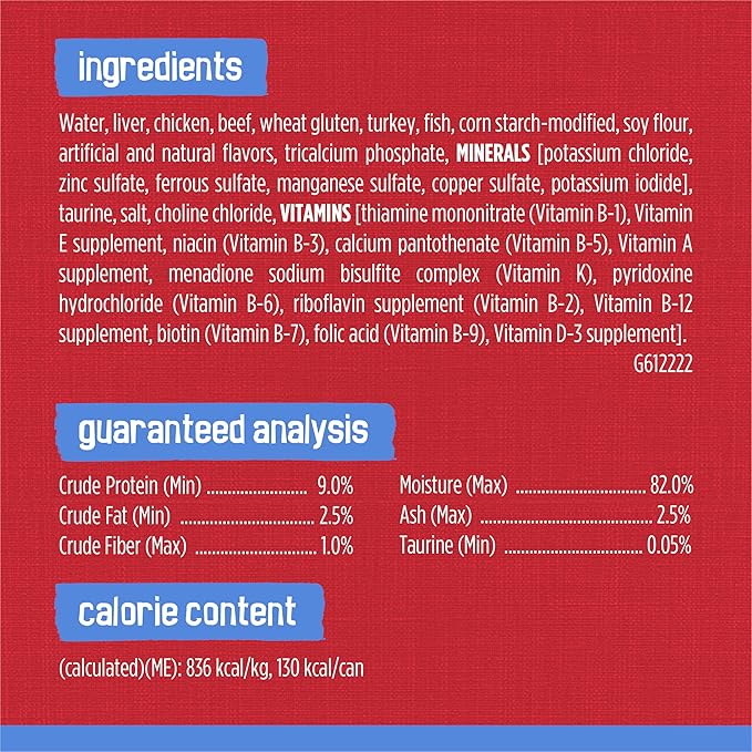 Purina Friskies Shreds With Beef in Gravy Wet Cat Food - (Pack of 24) 5.5 oz. Cans