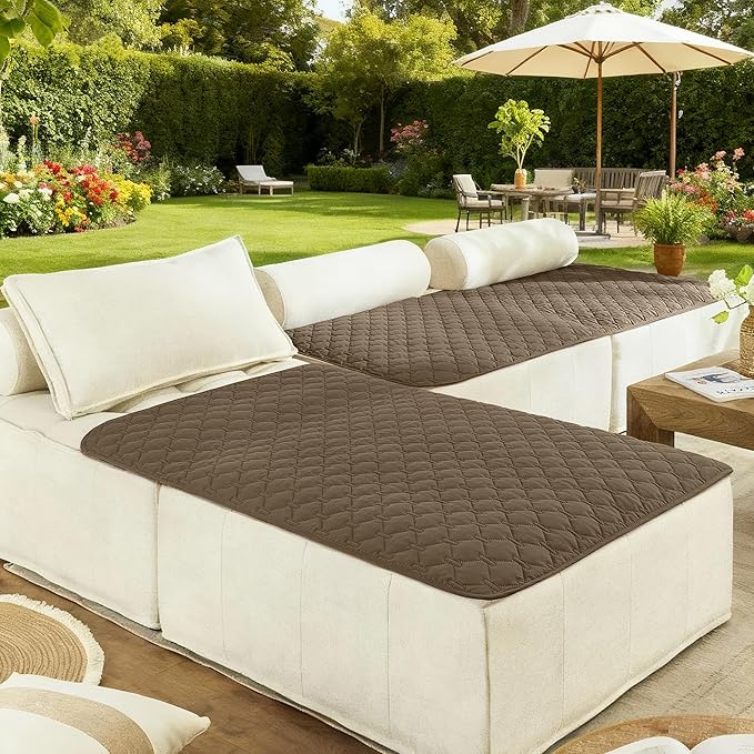 gogobunny 100% Double Sided Waterproof Dog Blanket Soft Pet Bed Cover Reversible Protect Furniture Couch Sofa Car for Puppy Cat Kids (Dark Walnut/Light Walnut, 40x50 Inch (Pack of 1))