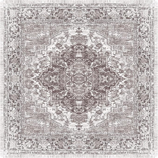 nunubaby Washable Pee Pads for Dogs, Stylish, Non-Slip and Leak-Proof Pee Pads. Reusable Potty Pads for Dogs for Crates and Floors.(Brown/Geo, 72" x72")