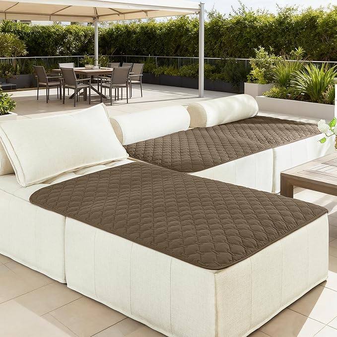 gogobunny 100% Double Sided Waterproof Dog Blanket Soft Pet Bed Cover Reversible Protect Furniture Couch Sofa Car for Puppy Cat Kids (Dark Walnut/Light Walnut, 40x50 Inch (Pack of 1))