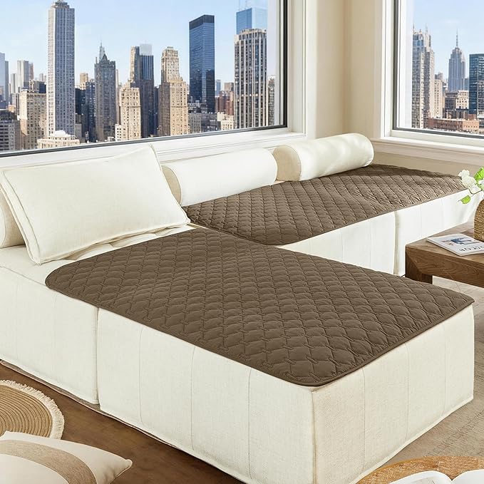 gogobunny 100% Double Sided Waterproof Dog Blanket Soft Pet Bed Cover Reversible Protect Furniture Couch Sofa Car for Puppy Cat Kids (Dark Walnut/Light Walnut, 40x50 Inch (Pack of 1))