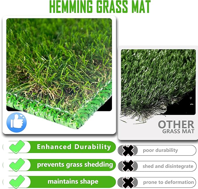 Dog Grass Potty Pad Replacement Turf – Artificial Dog Pee Patch for Potty Training – Synthetic Pet Grass Mat for Indoor Puppy Toilet Tray – Durable Turf Pad for Dogs