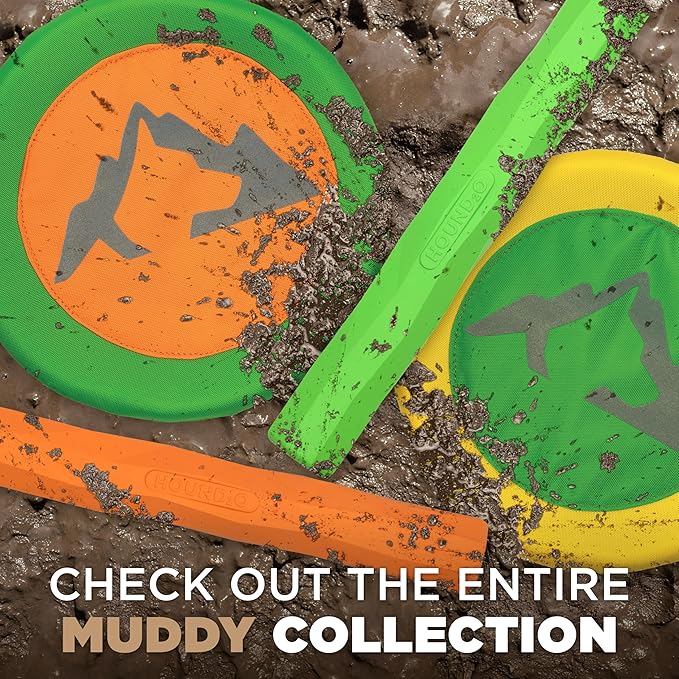 Playology Hound2O Dog Toys | Fetch Stick Toy for Dogs, Yellow | Durable Rubber Outdoor Toy - Easy to Clean and Made from Non Toxic Materials