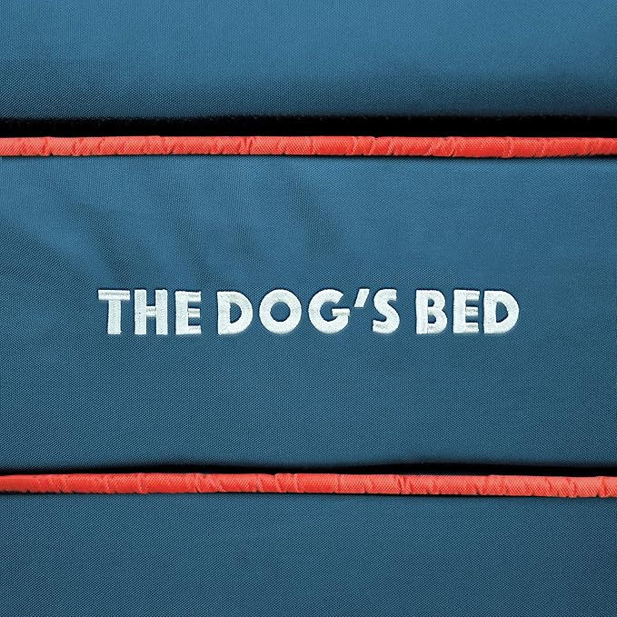 The Dog’s Bed Orthopedic Memory Foam Dog Bed, Large Blue & Red Trim UK Center Flag, Pain Relief for Arthritis, Hip & Elbow Dysplasia, Post Surgery, Supportive, Waterproof Washable, Veterinary Approved